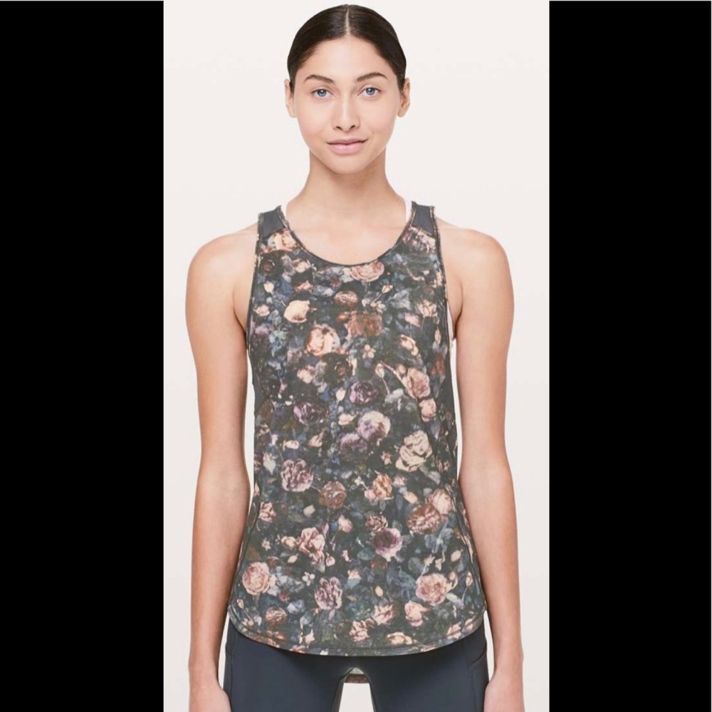 *RARE floral print* LULULEMON sculpt tank! ✨